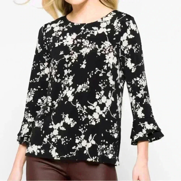 Karl Lagerfeld Tops - Size M Karl Lagerfeld flower blouse